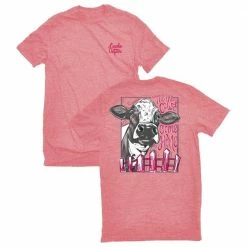 Brand new 😍 Lincoln Outfitters Ladies Till the Cows Come Home Short Sleeve T-Shirt - LO-L204-ROSE - T-Shirts 🎁