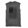 Cheapest 👍 Lincoln Outfitters Men's Faded American Flag Sleeveless T-Shirt - LOTS-08 - T-Shirts 🤩