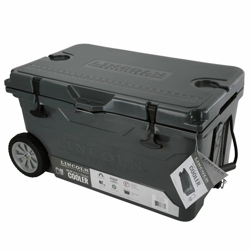 Promo 🎁 Lincoln Outfitters 65 Quart High Performance Cooler, Grey - 87-676-0204 - Coolers 😉 2 Promo 🎁 Lincoln Outfitters 65 Quart High Performance Cooler, Grey - 87-676-0204 - Coolers 😉 - Image 2