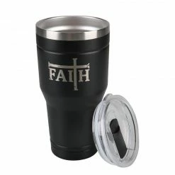 Budget ⭐ Lincoln Outfitters "Faith" 30 oz. Religious Tumbler, Black - 89-634-0204 - Tumblers 🛒 -Lincoln Outfitters Shop 1a5831bfb170801ebe23f9b3ee51ea5f0a6ab92a 32631057 3