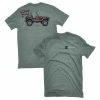 Top 10 🌟 Lincoln Outfitters Men's Short Sleeve Drawn Jeep T-Shirt Aquifer Heather - LO-145 - T-Shirts 🎉