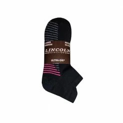Cheap 🔔 Lincoln Outfitters Women's Ultra-Dri Cushion Foot No-Show Sock 3 Pack Black - L3/72036-BL - Socks Women's 😍