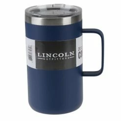 Wholesale 😉 Lincoln Outfitters 20 Oz. Coffee Mug Navy Blue 87-962-0204 - Water Bottles & Hydration ⌛