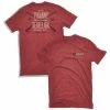 Discount 👏 Lincoln Outfitters Men's Short Sleeve Tyranny Rebellion T-Shirt Brick Red Heather - LO-137 - T-Shirts 🔥
