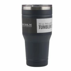 Flash Sale π Lincoln Outfitters 30oz. Stainless Steel Gray Tumble 30LO11C - Camp Kitchen β