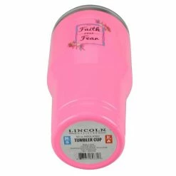 Flash Sale 🛒 Lincoln Outfitters "Faith Over Fear" 30 oz. Religious Tumbler, Pink - 89-635-0204 - Tumblers 🌟 -Lincoln Outfitters Shop 3e077cb52414a55d4025991f91033a781b438ed8 32631058 4