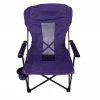 Promo ⌛ Lincoln Outfitters Hard Arm Folding Chair Purple 87-839-0204 - Camp Furniture ⌛