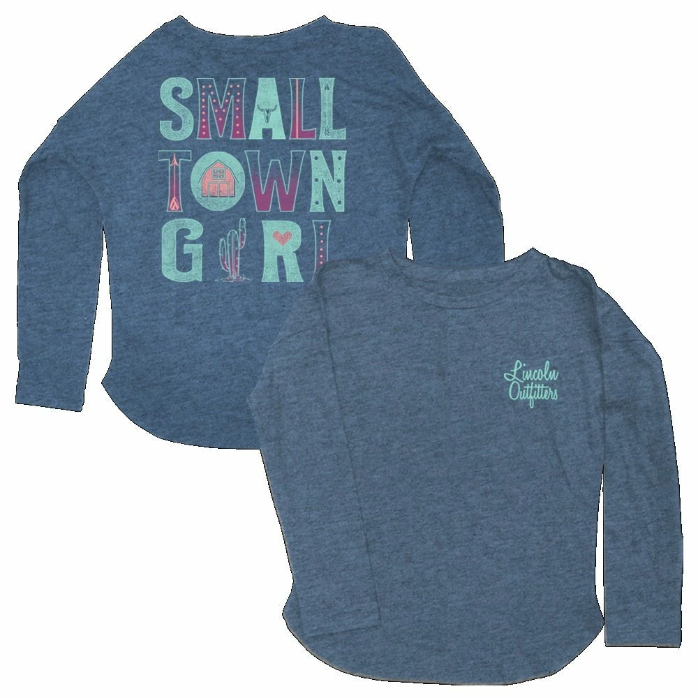 Discount π Lincoln Outfitters Girls' Small Town Girl Long Sleeve T-Shirt Loyls-01 - Shirts π 1 Discount π Lincoln Outfitters Girls' Small Town Girl Long Sleeve T-Shirt Loyls-01 - Shirts π