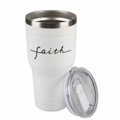 Cheap 🔥 Lincoln Outfitters "Faith" 30 oz. Religious Tumbler, White - 89-644-0204 - Tumblers 😍 -Lincoln Outfitters Shop 45a591717b3a04889b48a22d8769b5985c50c806 32631067 3