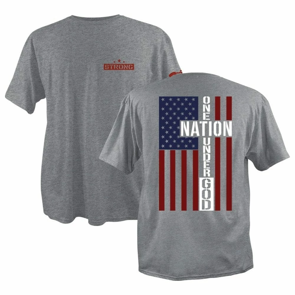 New 🛒 Lincoln Outfitters Men's One Nation Under God Short Sleeve T-Shirt - SG-77 - T-Shirts 💯 1 New 🛒 Lincoln Outfitters Men's One Nation Under God Short Sleeve T-Shirt - SG-77 - T-Shirts 💯