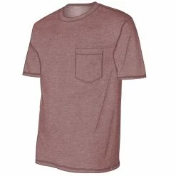 Budget ❤️ Lincoln Outfitters Men's Heavyweight Pocket T-Shirt - LOPK-01-MAR 👏