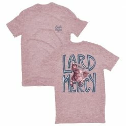 Outlet ❤️ Lincoln Outfitters Ladies Lard Have Mercy Short Sleeve T-Shirt - LO-L212PKHTR - T-Shirts ✔️