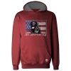 Deals 🔥 LO Youth Boy's All American Kid Polyester Long Sleeve Hoodie Garnet - LOYPH-09 - Hooded Sweatshirt Kid's ❤️