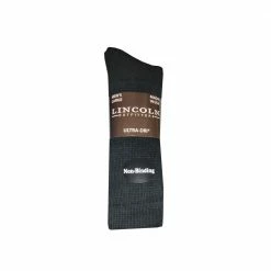 Wholesale ⌛ Lincoln Outfitters Men's Non-Binding Ultra-Dri Crew Sock 2 Pack Black - L2/923-BL - Socks 😀