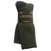 Brand new 💯 Lincoln Outfitters Men's Heavy Crew Sock 2 Pack Green - L2/72443-GR - Socks ❤️
