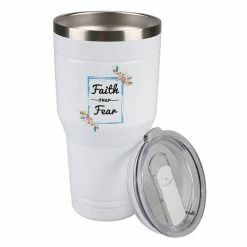 Top 10 👍 Lincoln Outfitters "Faith Over Fear" 30 oz. Religious Tumbler, White - 89-643-0204 - Tumblers 🔥 -Lincoln Outfitters Shop 617b295e2cee532deb8ea221af56024819eb3f64 32631066 3