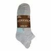 Top 10 😀 Lincoln Outfitters Women's Ultra-Dri No-Show Sock 3 Pack Grey - L3/72036-G - Socks Women's 🥰