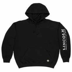 Flash Sale ✨ Lincoln Outfitters Men's Signature Sleeve Hooded Pullover Graphite Heather - RLSP401GPHR - Men's Sweaters & Sweatshirts ✨