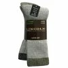 Cheapest ✔️ Lincoln Outfitters Boy's Merino Wool Blend Boot Sock 2 Pack Black - L2/8857-OL/BL - 😍 Socks 🌟