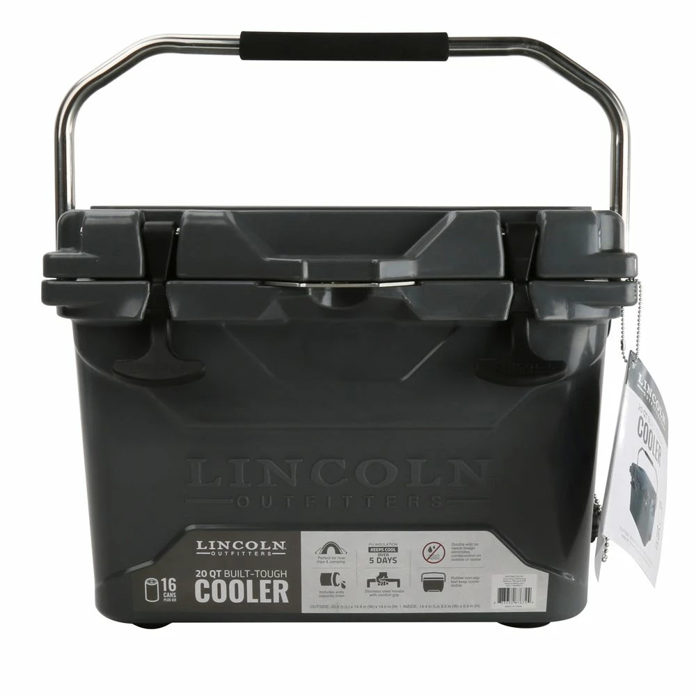 Coupon 🛒 Lincoln Outfitters 20 Quart High Performance Cooler, Grey - 87-672-0204 - Coolers 🎁 3 Coupon 🛒 Lincoln Outfitters 20 Quart High Performance Cooler, Grey - 87-672-0204 - Coolers 🎁 - Image 3