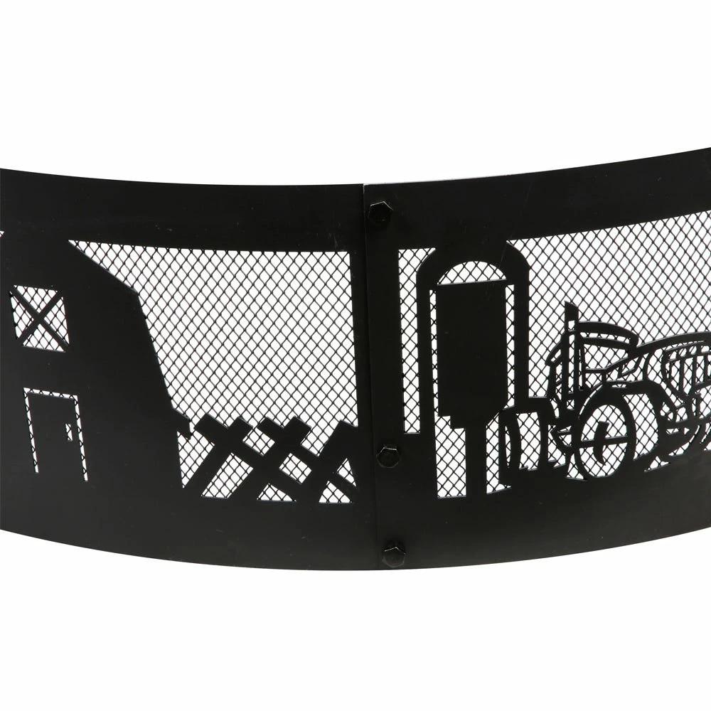 Promo ⭐ Lincoln Outfitters 36" Campfire Ring Farm Scene - 90-166-0204 - Fire Pits & Heaters ❤️ 3 Promo ⭐ Lincoln Outfitters 36" Campfire Ring Farm Scene - 90-166-0204 - Fire Pits & Heaters ❤️ - Image 3