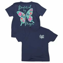 Top 10 ❤️ Lincoln Outfitters Youth Girl's Powered By Prayer Short Sleeve T-Shirt - LOY-23 - T-Shirts 🔥