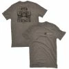 Promo ✨ Lincoln Outfitters Men's Short Sleeve Strength 4X4 T-Shirt Walnut Dark Heather - LO-135 - T-Shirts 🌟