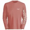 Coupon ⭐ Lincoln Outfitters Women's Lincoln Ladies Logo Long Sleeve T-Shirt Burnt Coral - LO-LLS706-BTC - Long Sleeve Shirts Women's ✔️