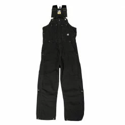 Promo 👍 Lincoln Outfitters Men's Washed Insulated Bib Overall Black - RLB377BK - Overalls ❤️