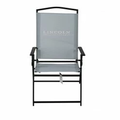Outlet ⭐ Lincoln Outfitters XL Sling Folding Chair, Gray - 89-271-0204 - Camp Furniture 🤩 -Lincoln Outfitters Shop 9c1544014121d5942eca591144f4fcf6471fae6d 32512021 3