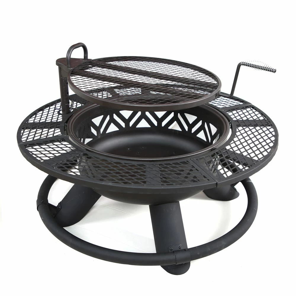 Deals π Lincoln Outfitters Steel Fire Pit with BBQ Grate - 90-165-0204 - Fire Pits & Heaters π₯° 4 Deals π Lincoln Outfitters Steel Fire Pit with BBQ Grate - 90-165-0204 - Fire Pits & Heaters π₯° - Image 4