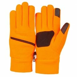 New ✔️ Lincoln Outfitters Men’s Waterproof, Fleece-lined, DWR Shooters Glove Blaze D-1332-BZ - Hunting Apparel 🔥
