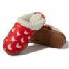 Cheapest ✔️ Lincoln Outfitters Women's Printed Scuff with Cuff, Red - 60984 - 🧨 Women's Slippers ⌛