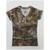 Best deal 🎉 Women's Realtree Camo Short Sleeve T-Shirt - L0103 - T-Shirts 🧨