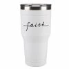 Cheap 🔥 Lincoln Outfitters "Faith" 30 oz. Religious Tumbler, White - 89-644-0204 - Tumblers 😍