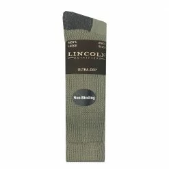 New ⭐ Lincoln Outfitters Men's Non-Binding Boot Sock Khaki - RT/LO9746-KH - ✨ Socks ⭐