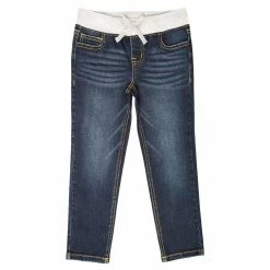 Deals 🔥 Lincoln Outfitters Youth Girl's Straight Fit Pull-On Jean with Knit Waistband - LOG7271XDW - 👏 Jeans ❤️