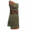 New 🥰 Lincoln Outfitters Merino Wool Blend Boot Sock 2 Pack Brown Large - RT/L2/72339-ASST-L - Socks 🛒