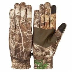 New ⭐ Lincoln Outfitters Men’s Light Weight Knit Jersey Shooters Glove Real Tree Edge 1412-EDG - Hunting Apparel 🎉