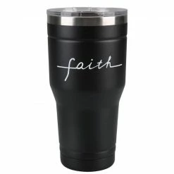 Top 10 ⌛ Lincoln Outfitters "Faith" 30 oz. Religious Tumbler, Black - 89-632-0204 - Tumblers 🔔