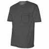 Deals 😍 Lincoln Outfitters Men's Heavyweight Relaxed Fit Short Sleeve Pocket Tee Charcoal Heather - LOPK-01R-CLH - Pocket T-Shirt 🥰