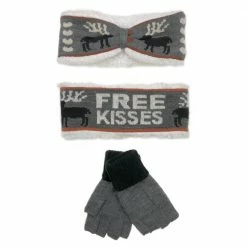 Top 10 ⌛ Lincoln Outfitters 🥰 Women's Warm Hearted Headband and Glove Set Burgundy - P11710-BUR - Winter Headband and Glove Set 🤩