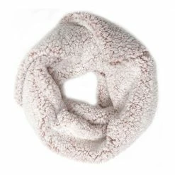 Promo 🌟 Lincoln Outfitters Women's Frosted Sherpa Eternity Scarf Light Pink - P22977-PK - Women's Eternity Scarfs 🧨
