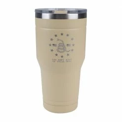 Brand new ❤️ Lincoln Outfitters 30oz Tumbler Tan Don't Tread On Me - 32631046 - Tumblers ✨