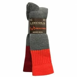 Top 10 ❤️ Lincoln Outfitters Men's Tall Merino Wool Blend Sock 2 Pack Grey Large - RT/L2/9807-GRY/OR - Socks 👍