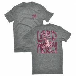 Best reviews of ❤️ Lincoln Outfitters Ladies Lard Have Mercy Short Sleeve T-Shirt - LO-L212-GHR - T-Shirts ✨