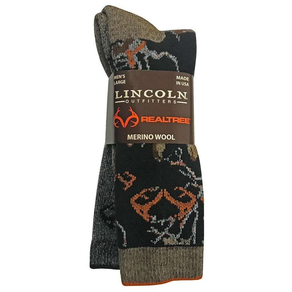 Flash Sale ⭐ Lincoln Outfitters Men's Camo Merino Wool Blend Sock 2 Pack Camo Black - RT/L2/772-822-CBL - Socks ✔️ 1 Flash Sale ⭐ Lincoln Outfitters Men's Camo Merino Wool Blend Sock 2 Pack Camo Black - RT/L2/772-822-CBL - Socks ✔️