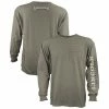 Best Sale ❤️ Lincoln Outfitters Men's Heavyweight Long Sleeve Pocket Graphic Tee Vetiver - LOLSPK-01-V - Long Sleeve ✨ Shirts 💯