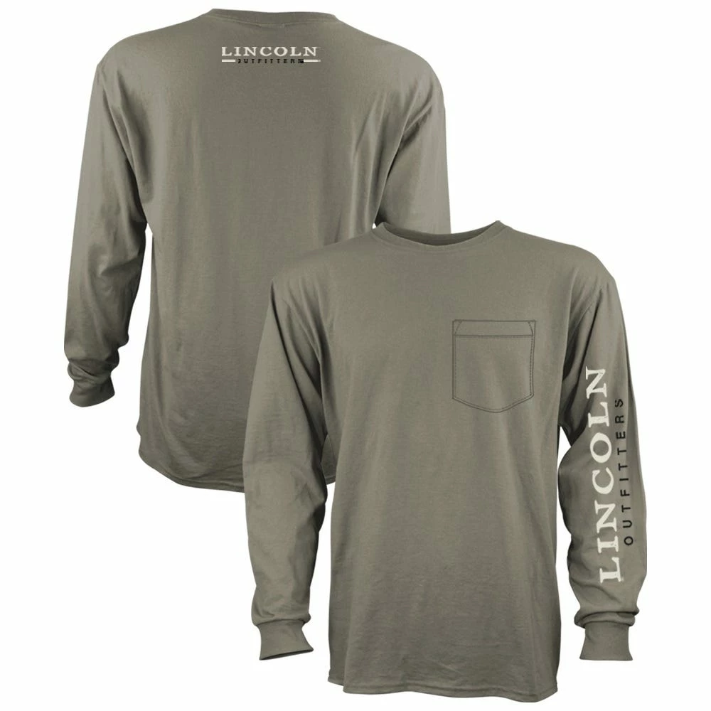 Best Sale ❤️ Lincoln Outfitters Men's Heavyweight Long Sleeve Pocket Graphic Tee Vetiver - LOLSPK-01-V - Long Sleeve ✨ Shirts 💯 1 Best Sale ❤️ Lincoln Outfitters Men's Heavyweight Long Sleeve Pocket Graphic Tee Vetiver - LOLSPK-01-V - Long Sleeve ✨ Shirts 💯