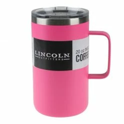 Top 10 🎁 Lincoln Outfitters 20 Oz. Coffee Mug Pink 87-963-0204 - Water Bottles & Hydration 👍